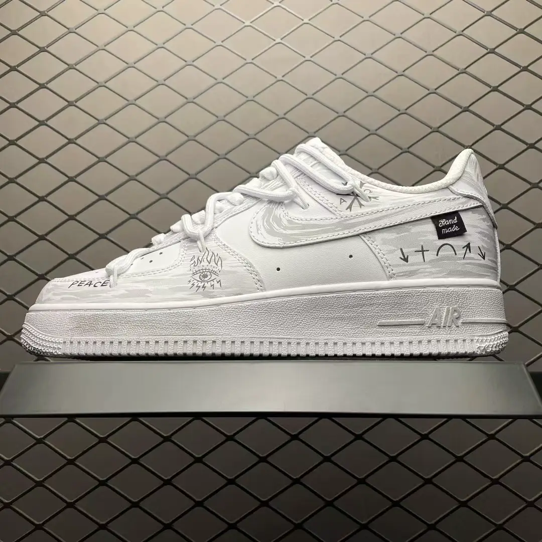Putian Shoes Cowhide Air Force One Men's Shoes Women's Shoes Autumn and Winter Men's Summer Women's Summer Casual Air Cushion
