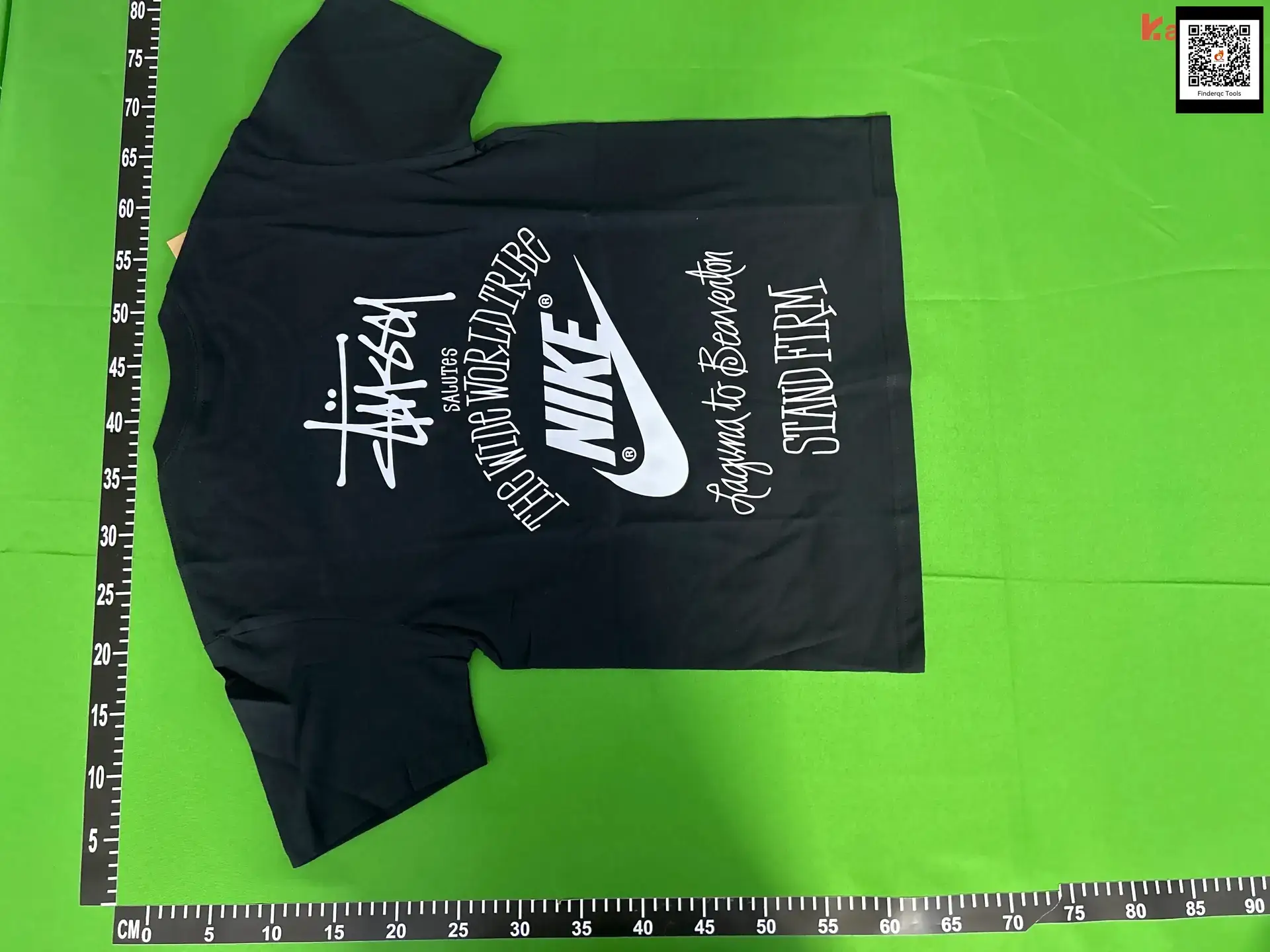 Nike Stussy World Tribe Short Sleeve T-Shirt Black