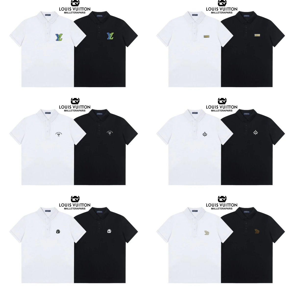 Louis Vuitton Malletier Paris Polo Shirts