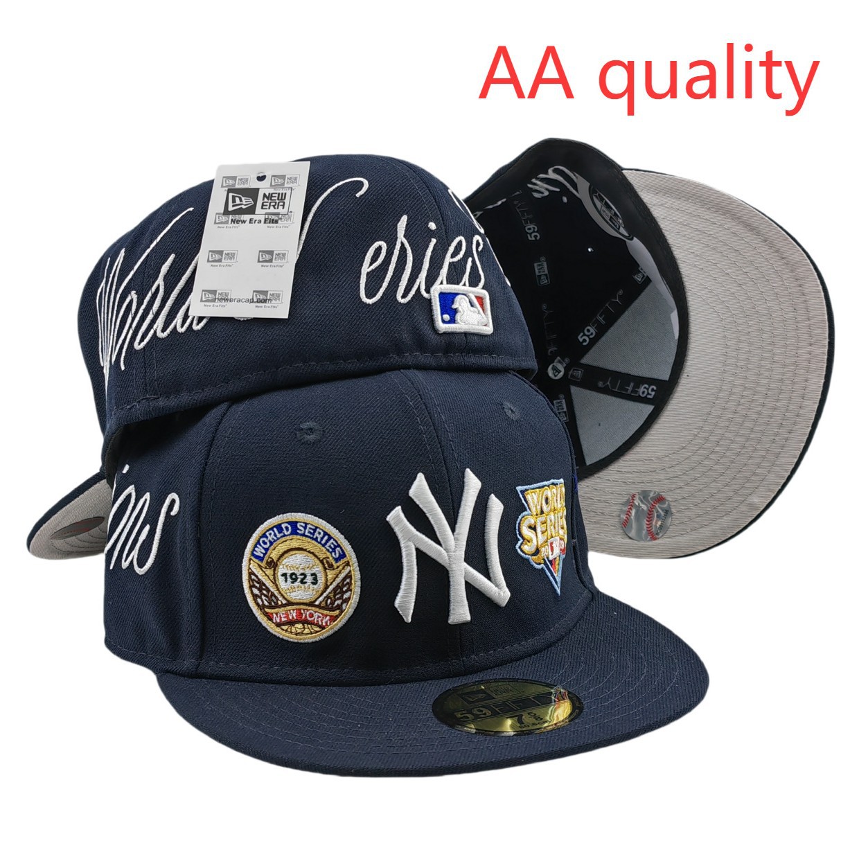 New Trendy Foreign Trade Hot-Selling Team League Large Brim Closed Cap, European and American Hip-Hop Style, Fashionable Flat-Brim Hat QC-foto från 1688 på Qualit.ly