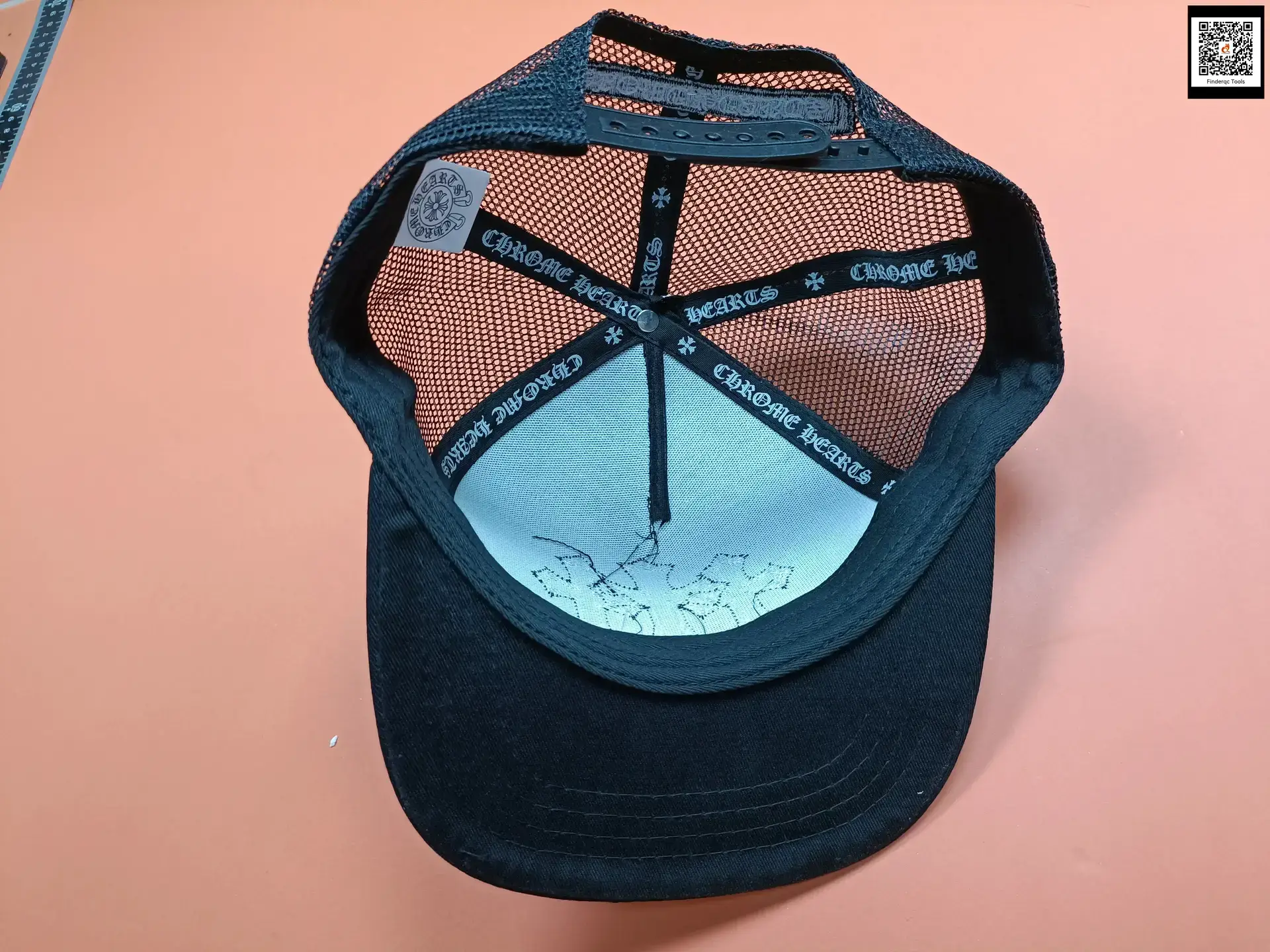 Chrome Hearts Black Trucker Hat