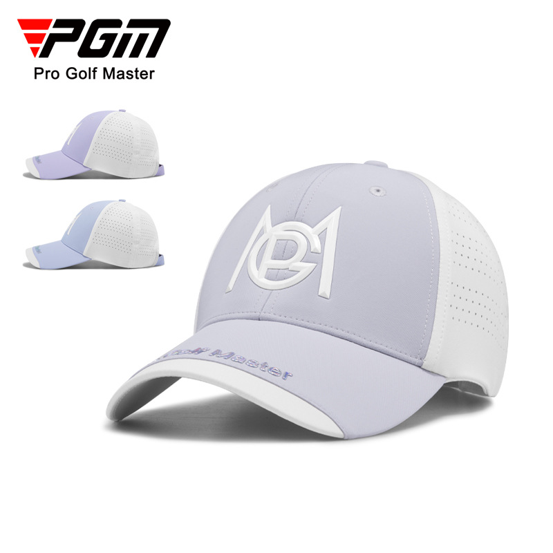 Pgm Golf Hat Women's Sun Protection Hat Breathable Ball Cap Moisture-Wicking Sun Hat Baseball Cap