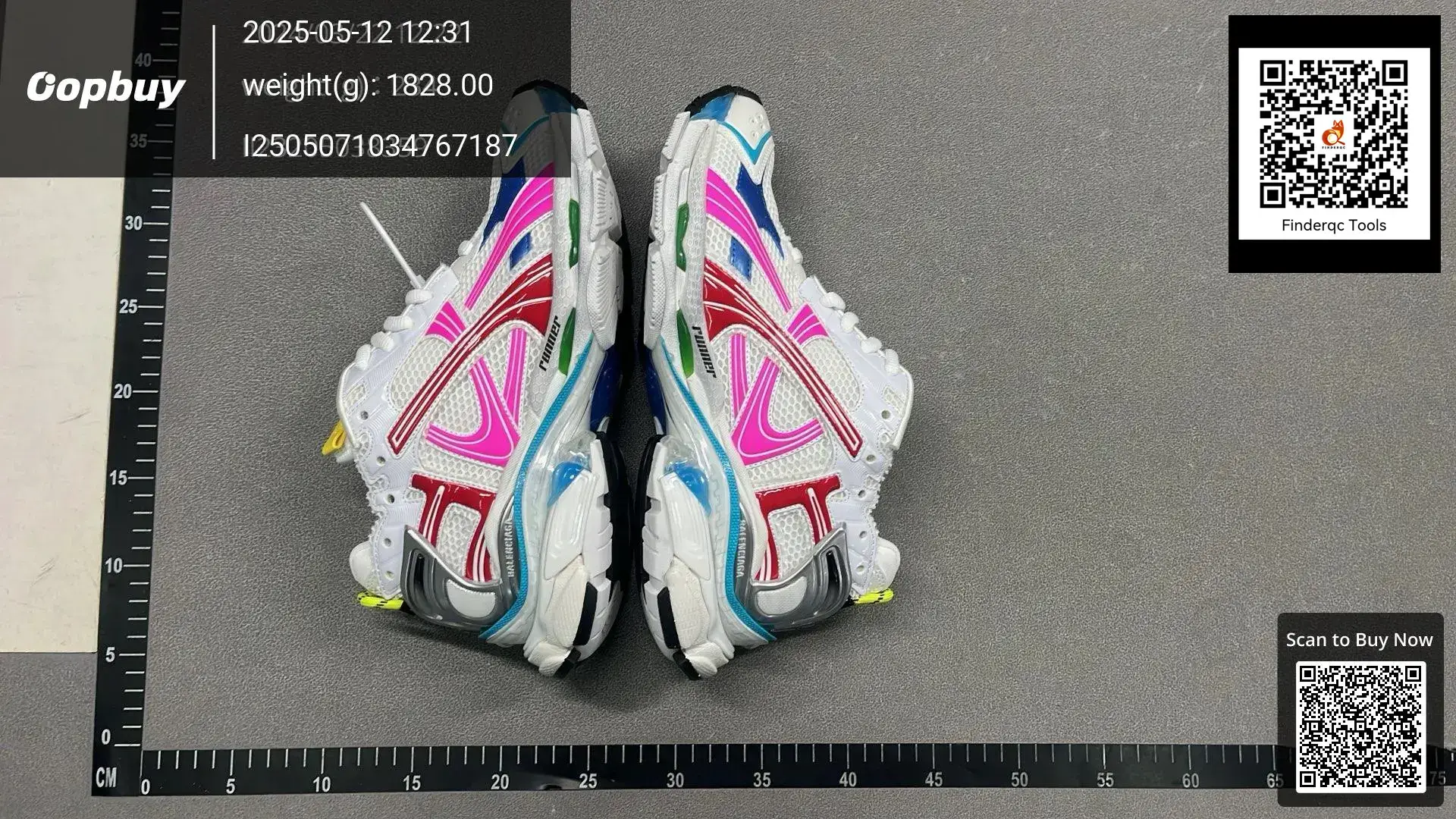 Balenciaga Runner White Pink Blue