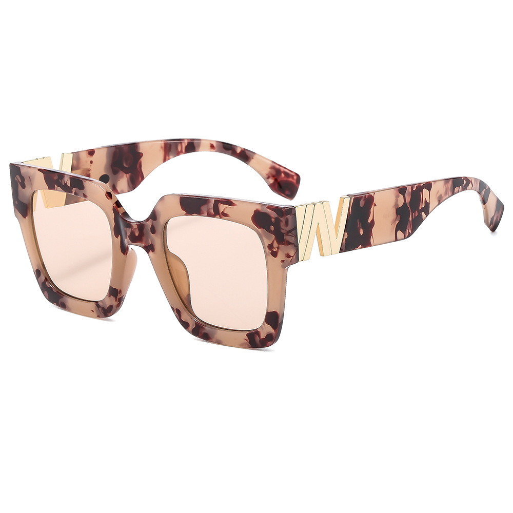 New Retro Square Street Driving Sunscreen Sunglasses Ins Personalized Fashion UV Protection Sunglasses