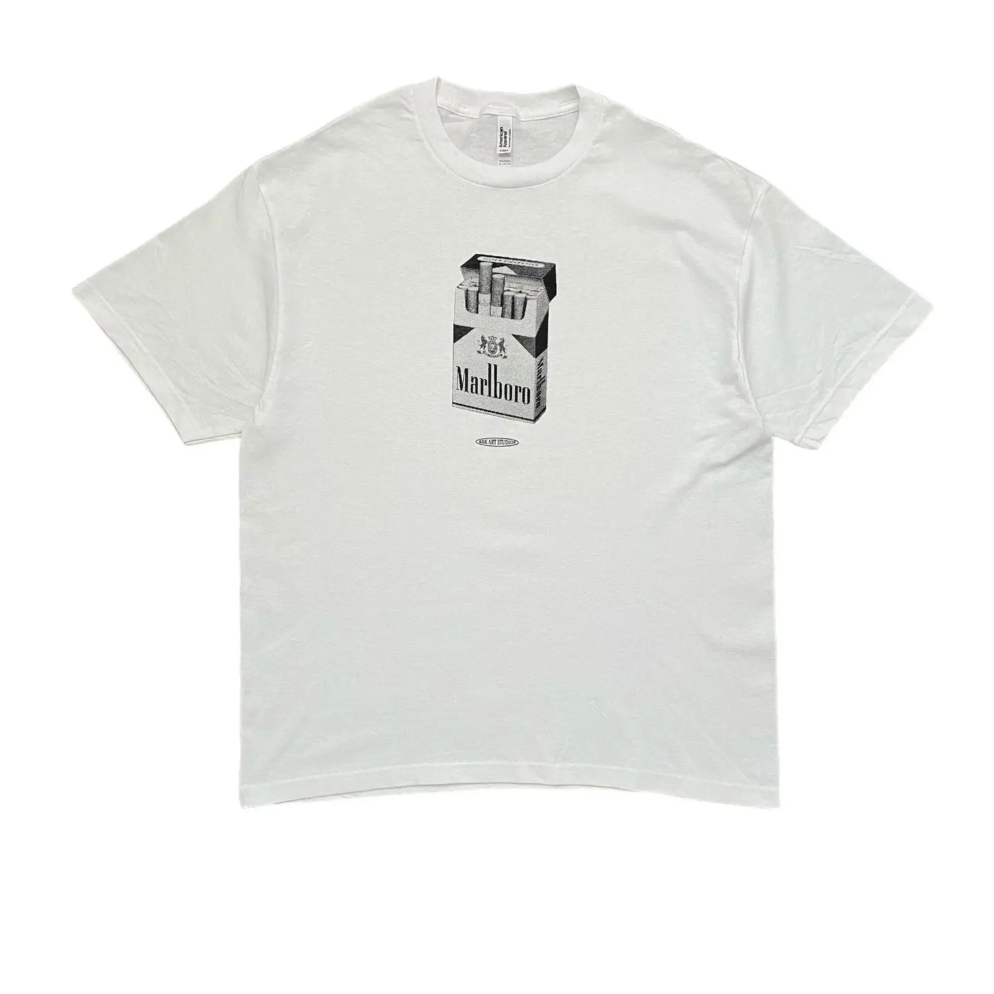 Prism Movie-Style Niche Print Design Loose-Fitting Pure Cotton Oversize Pure Cotton Short-Sleeve T-Shirt