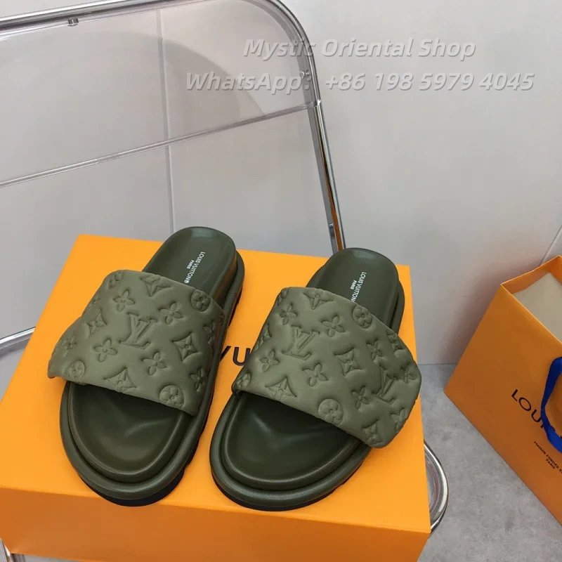 Louis Vuitton Monogram Slides