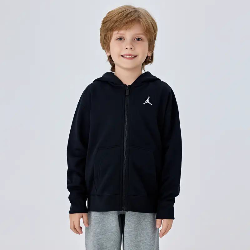 Jordan kids Pack Boys Sweatshirt Cardigan 2025 Spring New Arrival Fleece-lined Winter Tops Sports girl Outwear