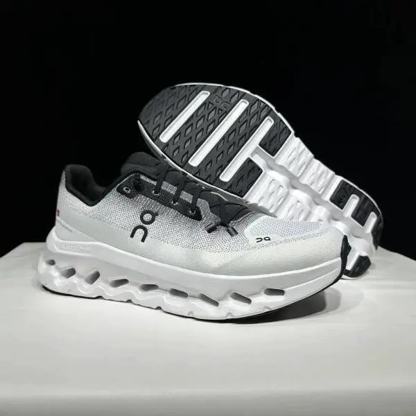 On Cloudmonster White Black