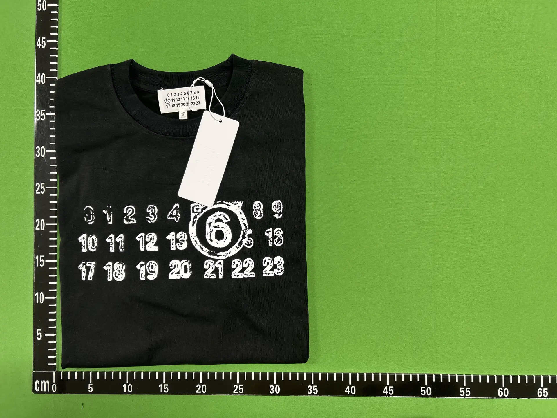 Maison Margiela Black Cotton T-Shirt