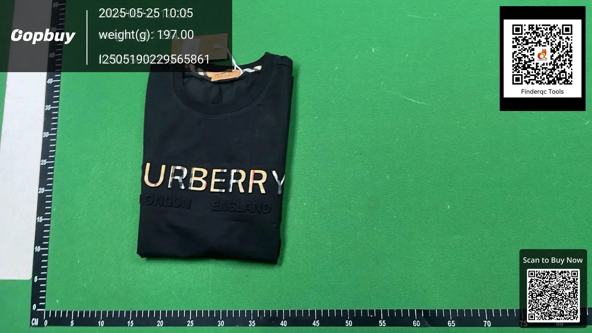 Burberry London England Black T-Shirt
