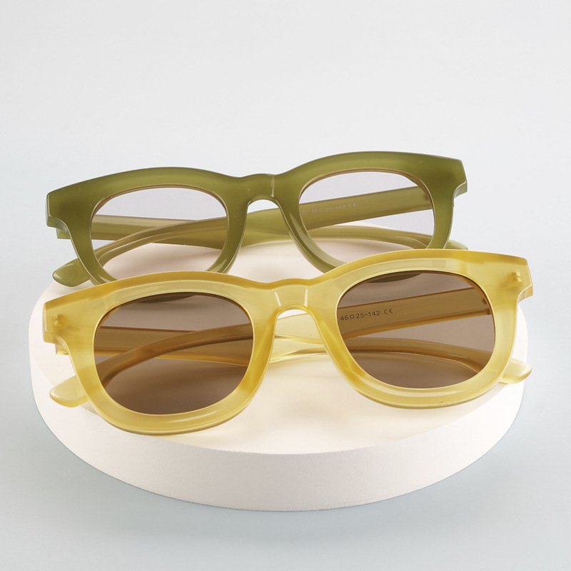 Hd19630 Xiaohongshu Same Style Sunglasses for Men, Retro Trendy Douyin Sunglasses for Women, High-End Driver