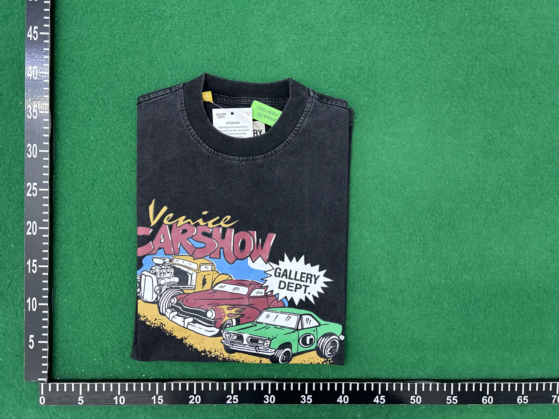 GALLERYDEPT CARSHOW car exhibition retro vintage short sleeve American fashion brand loose T-shirt men