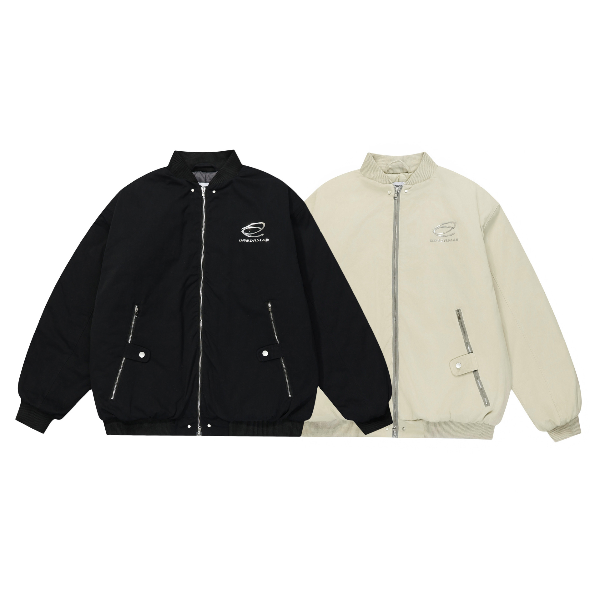 Unbdns American-Style Design Ins Street Fashion Unisex Baseball Jacket Trendy Versatile Thickened Bomber Cotton Jacket