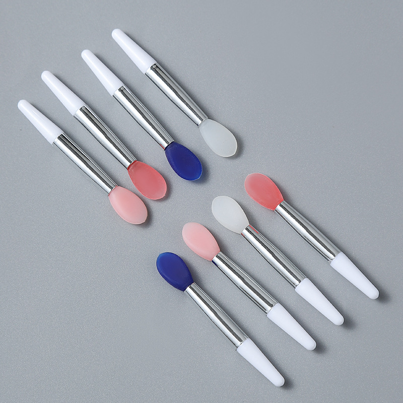 Mini silicone lip brush lipstick brush mini lip mask lip glaze brush applicator stick small size portable beginner single pack