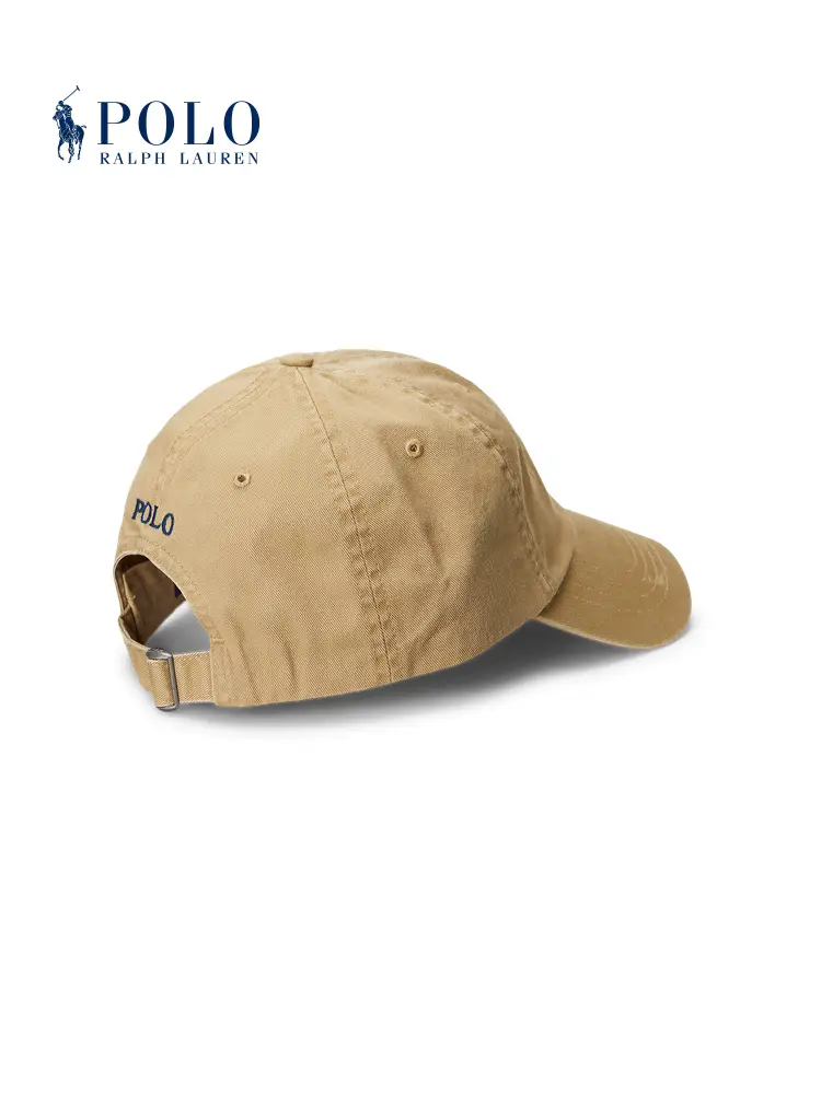 Ralph Lauren/Ralph Lauren Men's and Women's Same Classic Cotton Khaki Baseball Cap Rl52488