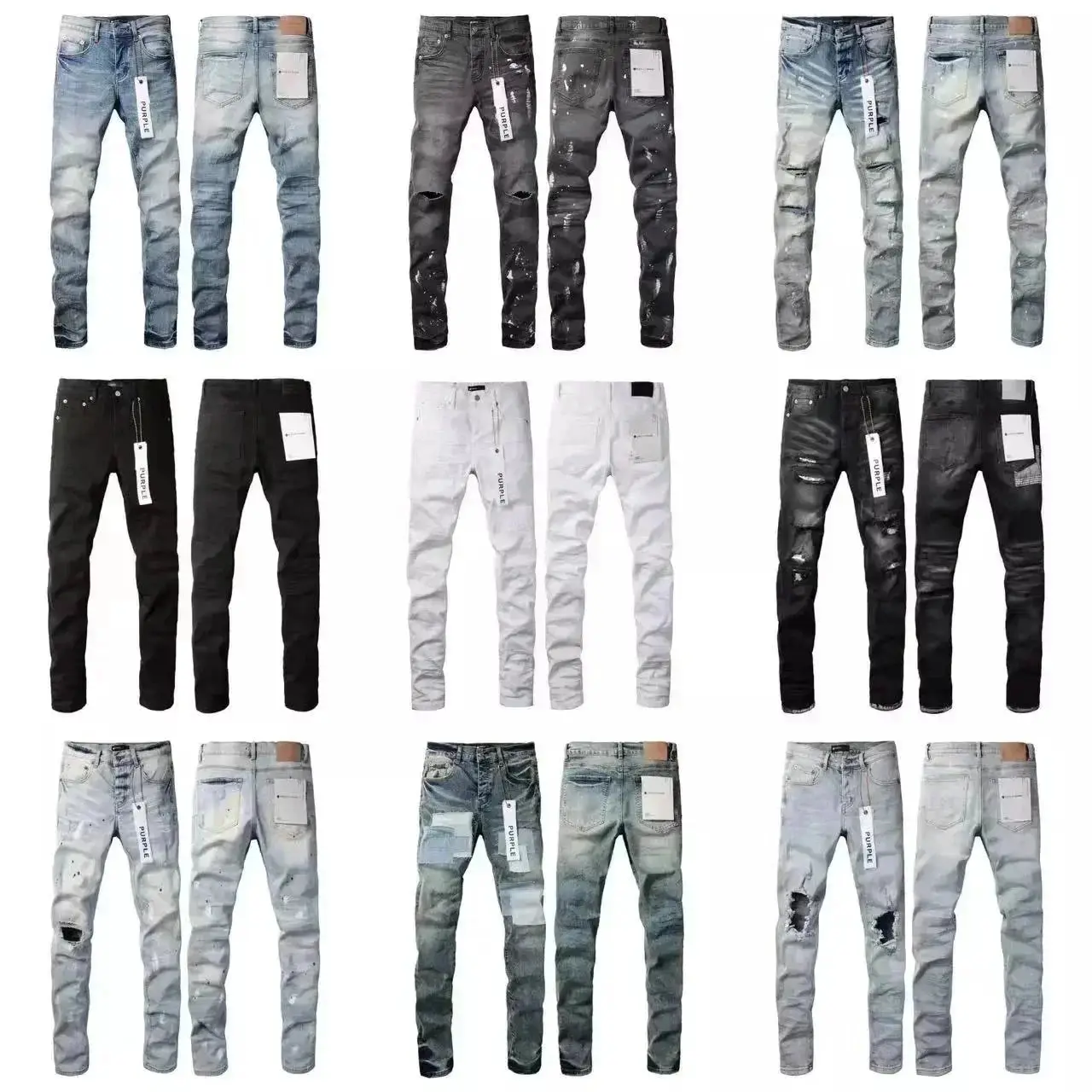 UN-TOP quality（pur）紧身牛仔裤-whatsapp:+86 17759116642