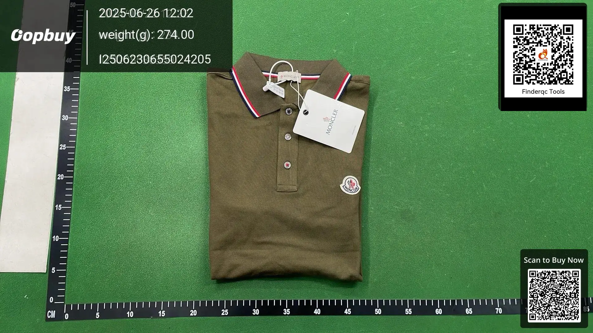 Moncler Polo Shirt Olive