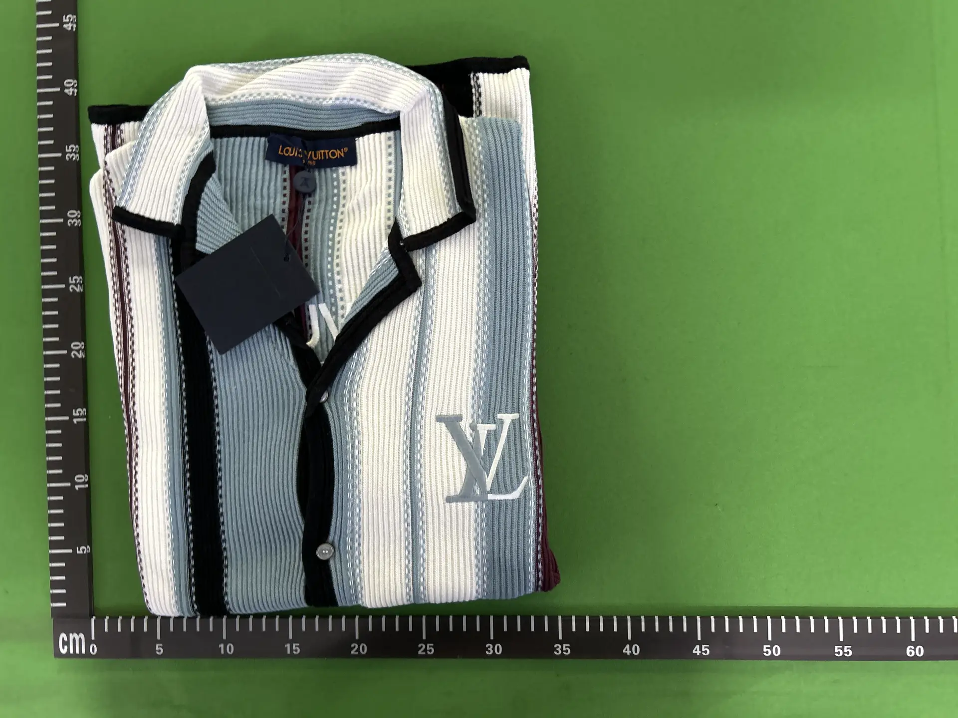 Louis Vuitton Striped Knit Shirt
