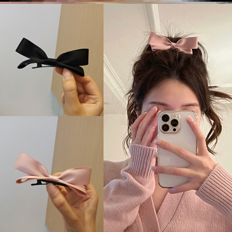 Princess on the run! Little Red Book recommend cute three-dimensional bow hairpin top clip headdress hairpin adult hair accessories