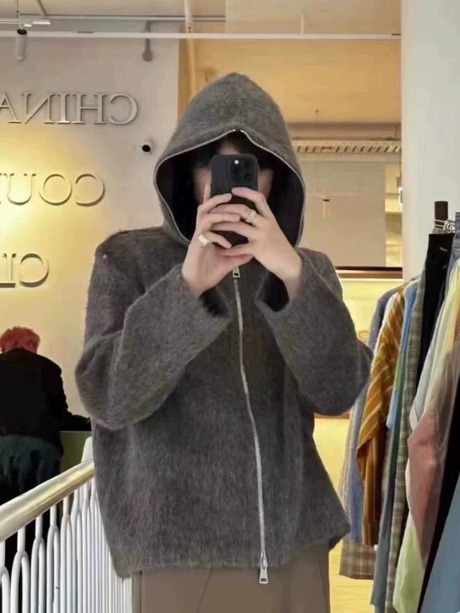 Our Legacy Mohair Zipper Hoodie