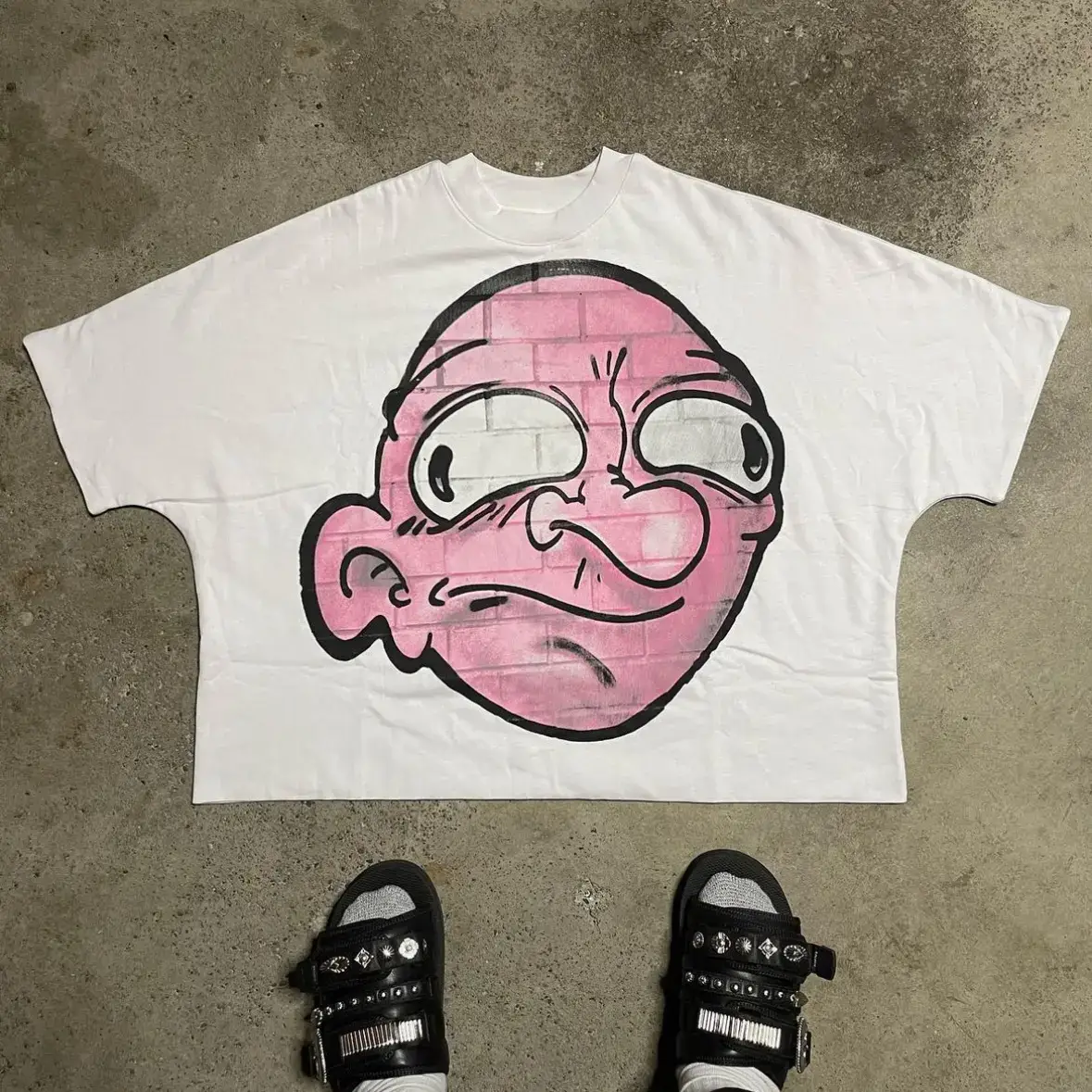 2024 Spring/Summer Ins Super Popular Blutosatire Billdog Wimpy Kid Tee pure cotton Short T-Shirt for Men