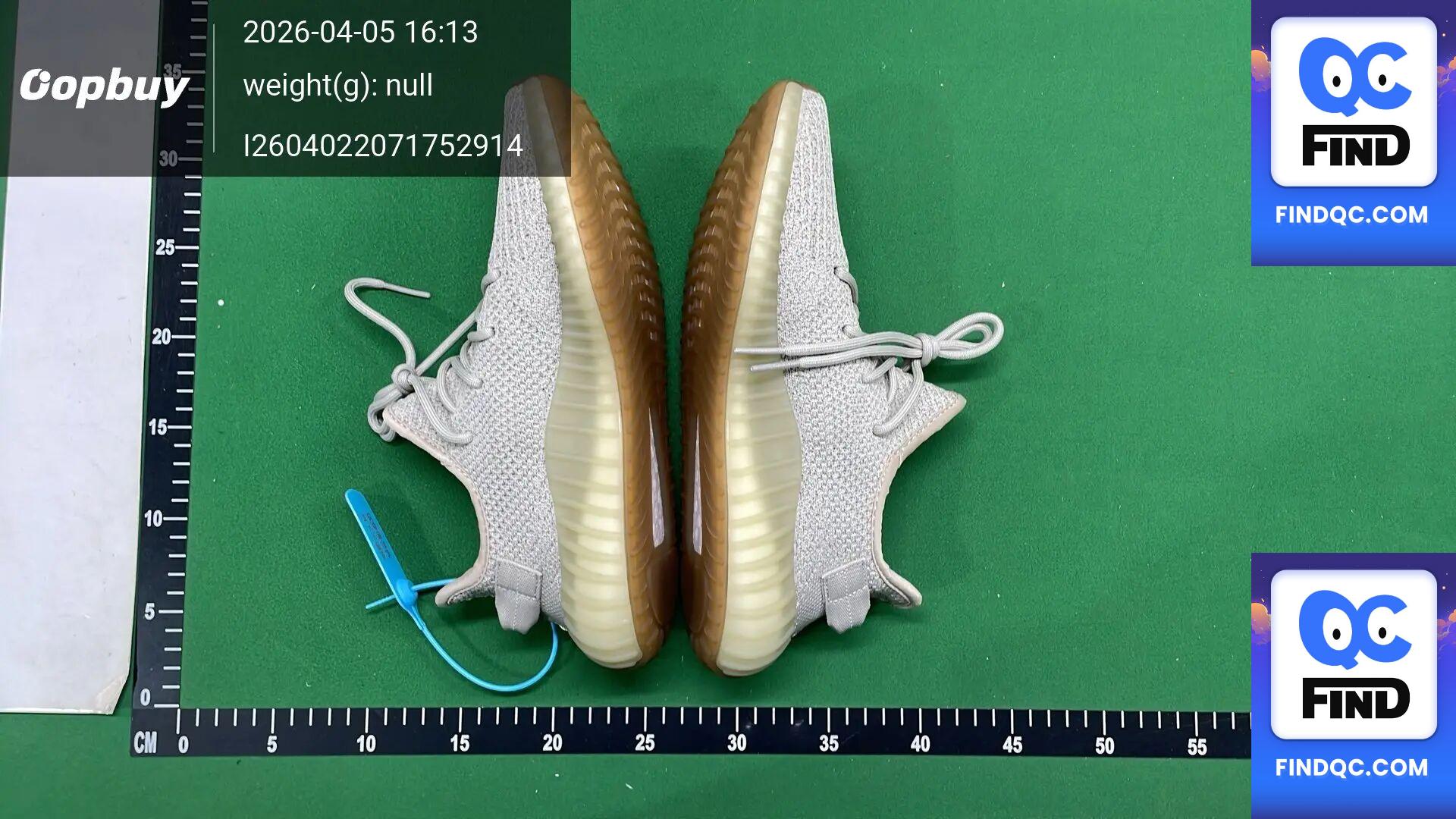 Men's 350 Sesame Grey Running Shoes — QC-foto 3