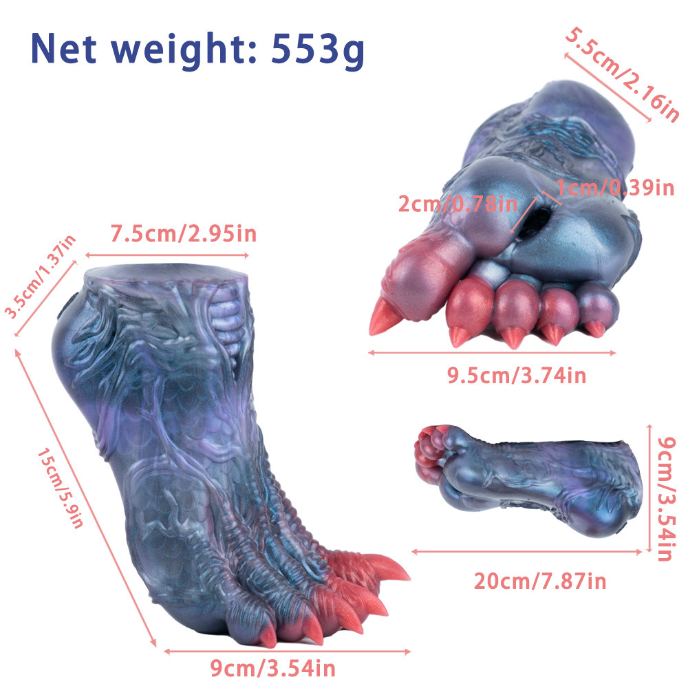 G6273 Male Masturbator with Alien Snake Claw Design, Penis Training Device, Novelty Mold, Alien-Shaped Aircraft Cup