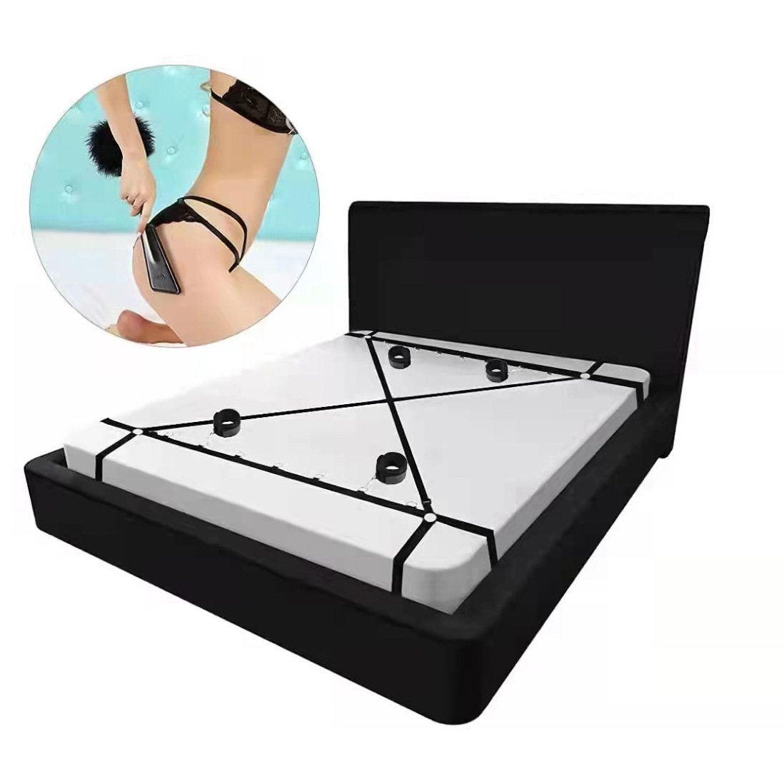 First-Hand Adult Products Resources Sm Sex Toys Sexy Bundle Plush Bondage Straps Alternative Toys for Couples