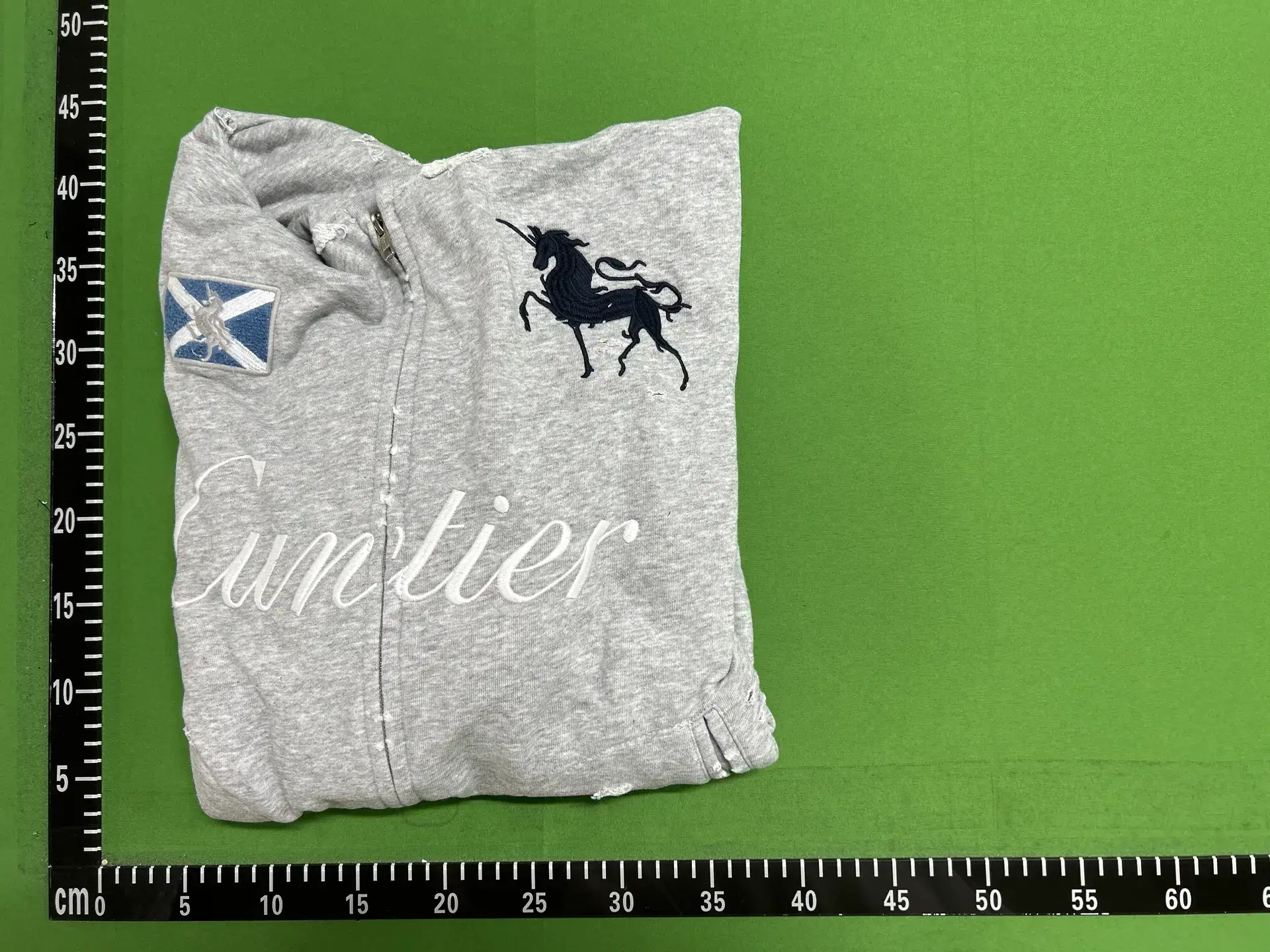 Grailz Project Cartier Unicorn Zip Hoodie