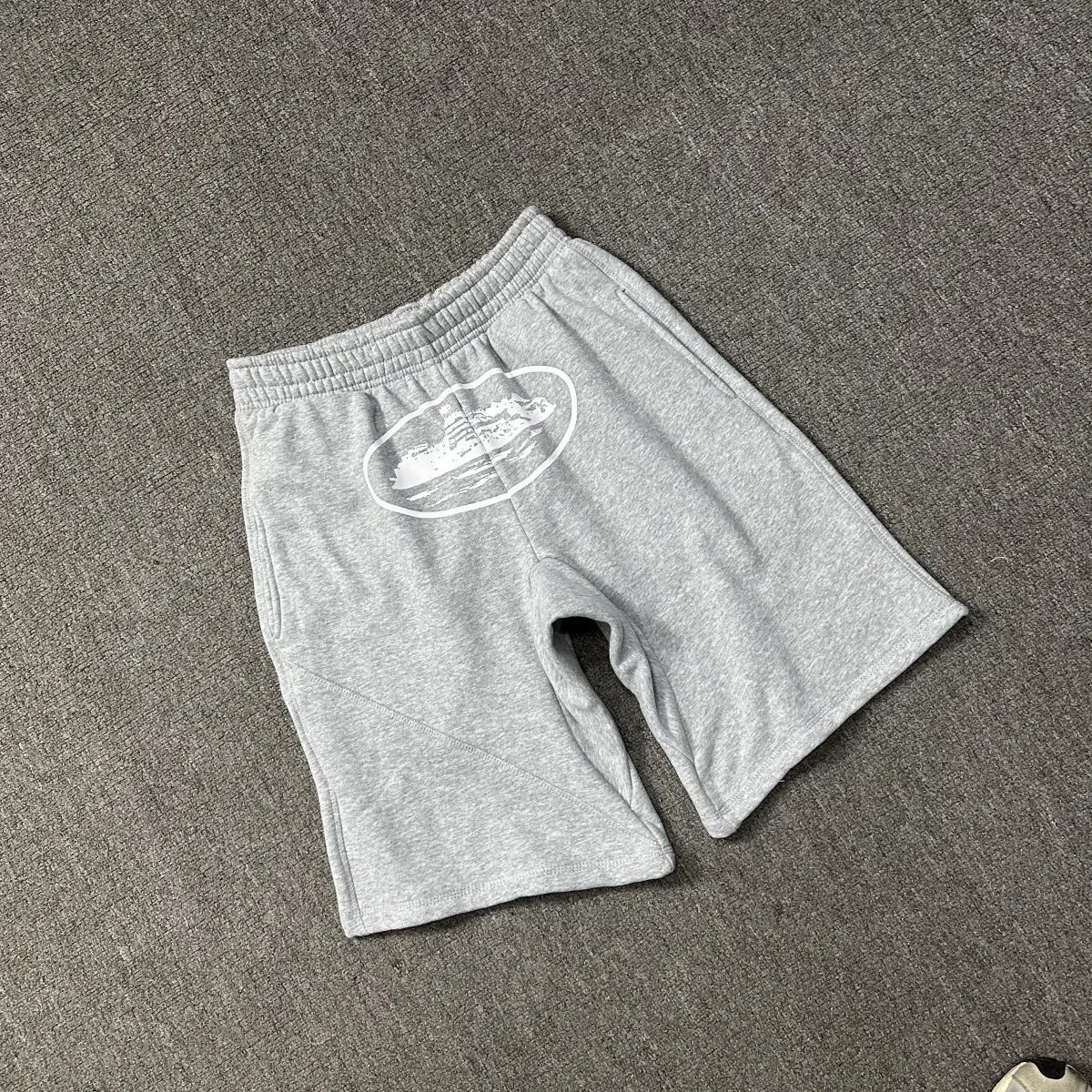 Corteiz Classic Alcatraz Island Print Summer New Street Loose Casual Fashion Brand Hip Hop Shorts for Men