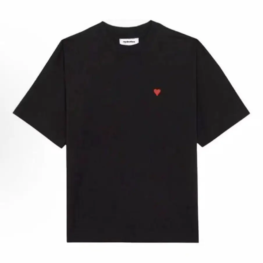 AMI Paris Red Ami de Coeur T-shirt