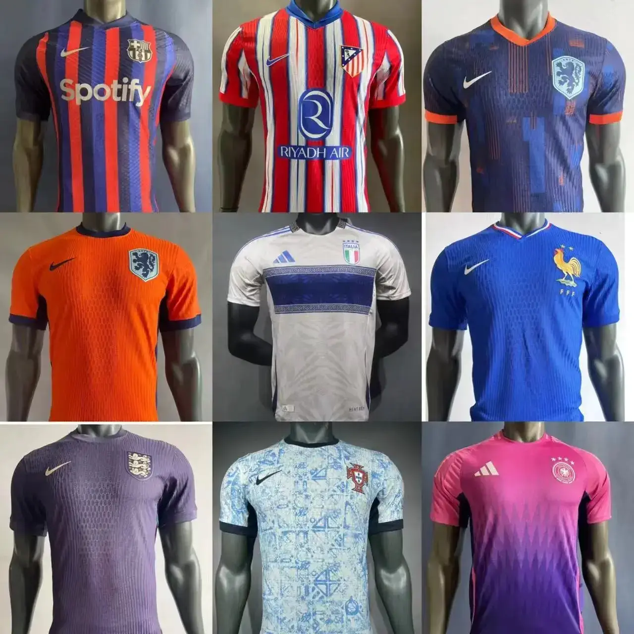 Football Club Jerseys Collection