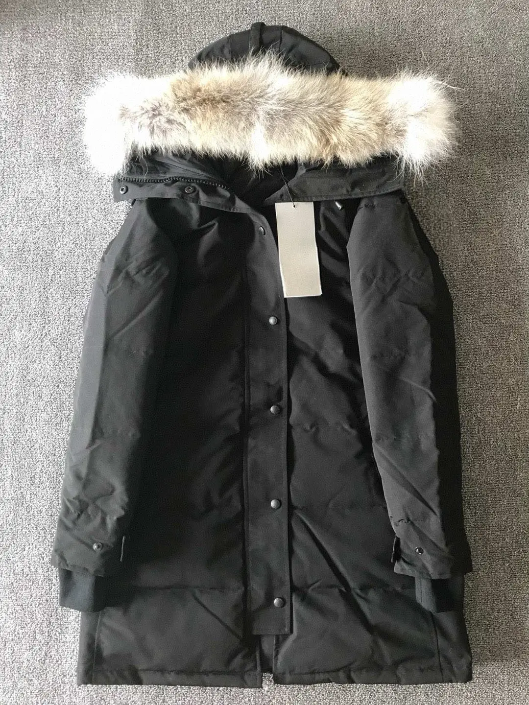 Brand discount down jacket 2024 new women winter thickened hair collar duck down warm casual jacket