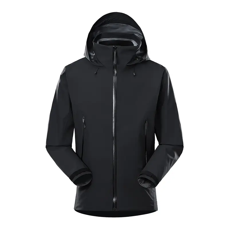 Outdoor Single-Layer Rush Clothes Men's Spring, Autumn and Winter Tide Brand Windproof and Waterproof Ski Suit Three-Layer Adhesive Mountaineering Suit Women's Coat
