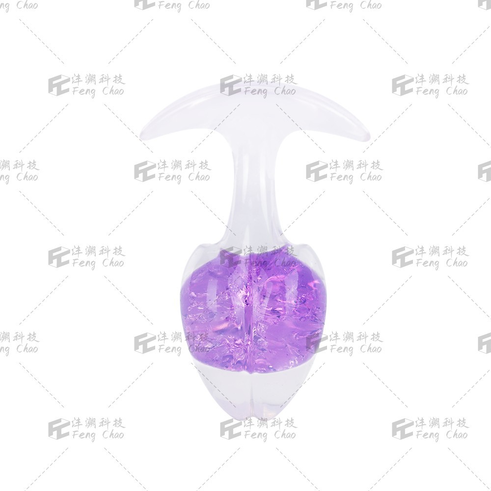 Popular Aurora Crystal Anal Plug, Big Purple Anal Plug, Sm Sexy Female Masturbator, Adult Products