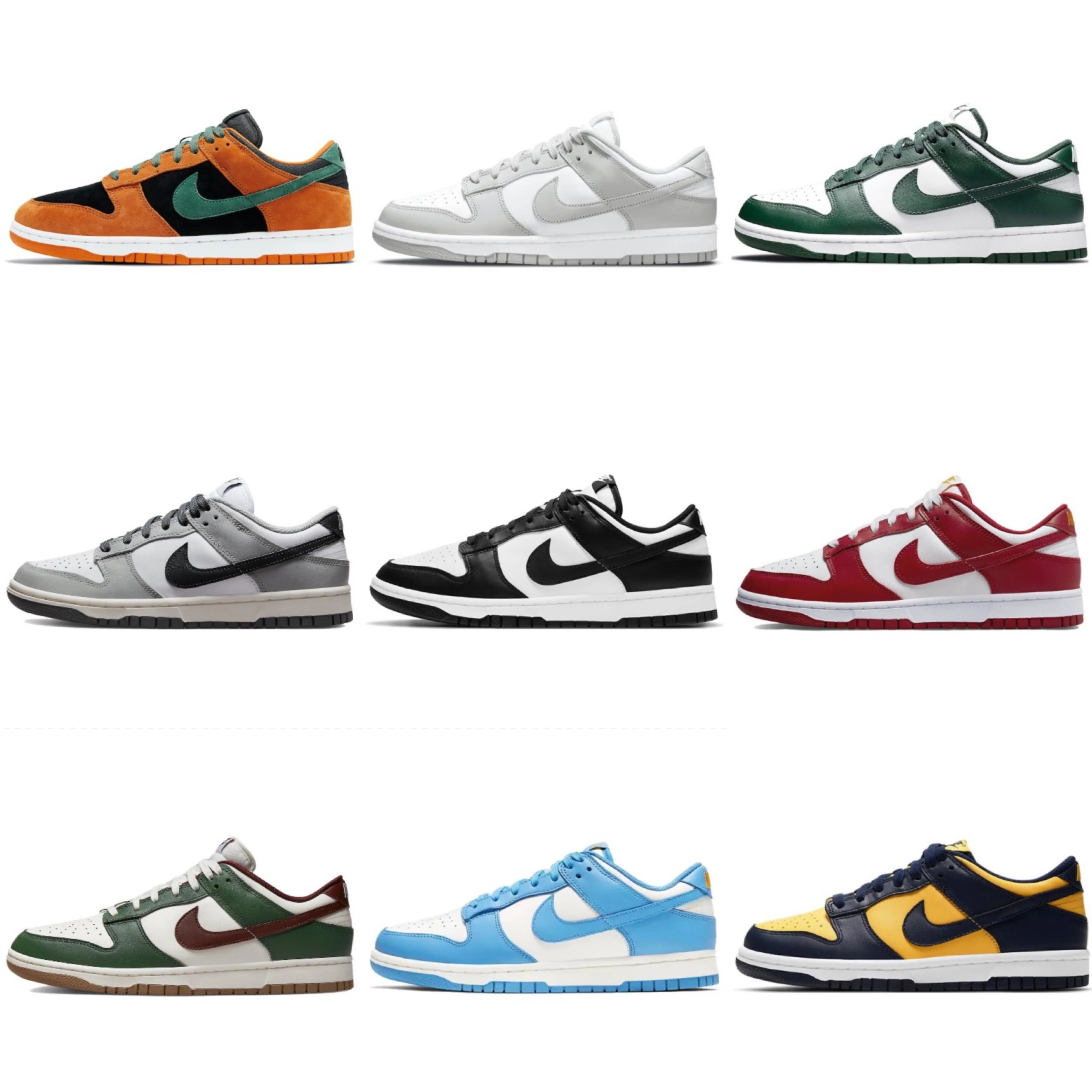 Nike Dunk Low Grey White Black Sneakers