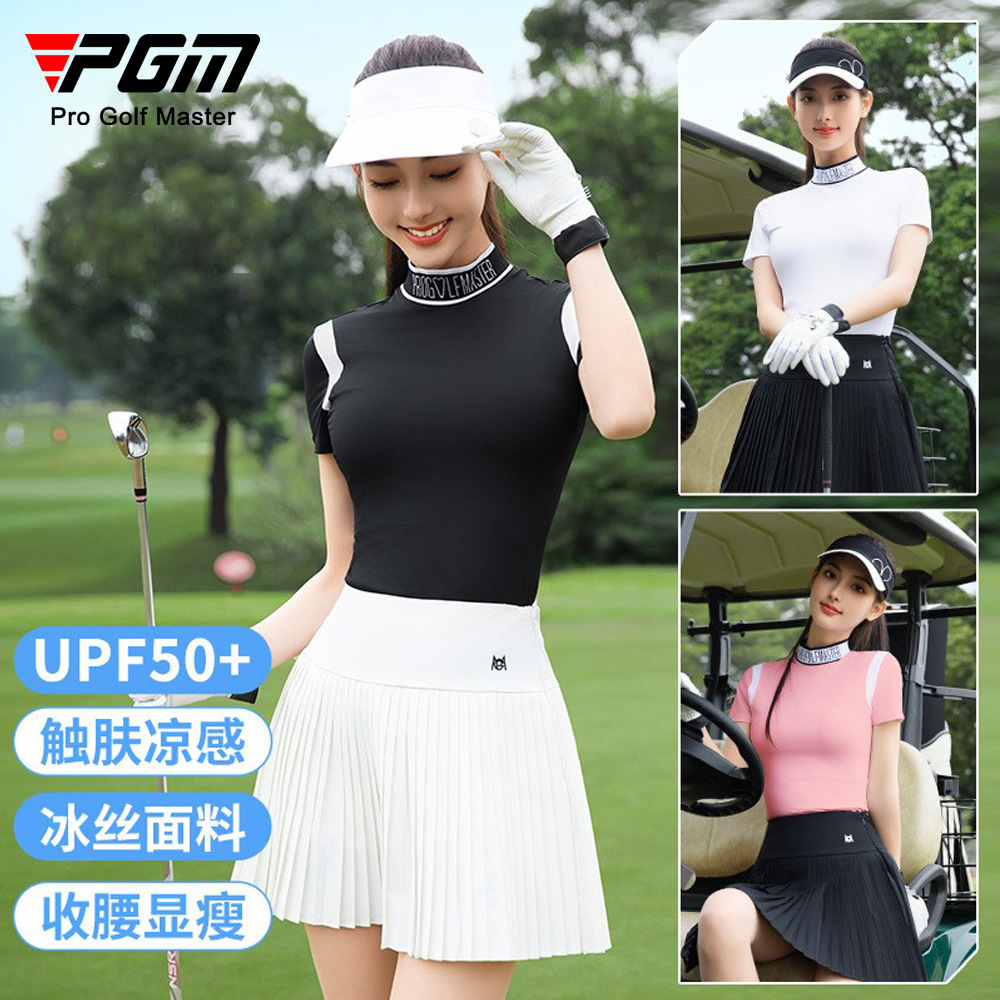 2025 Golf Women's Ice Silk Spring and Summer Clothing Women's Tennis Top Sports Skirt T-Shirt Clothes suit