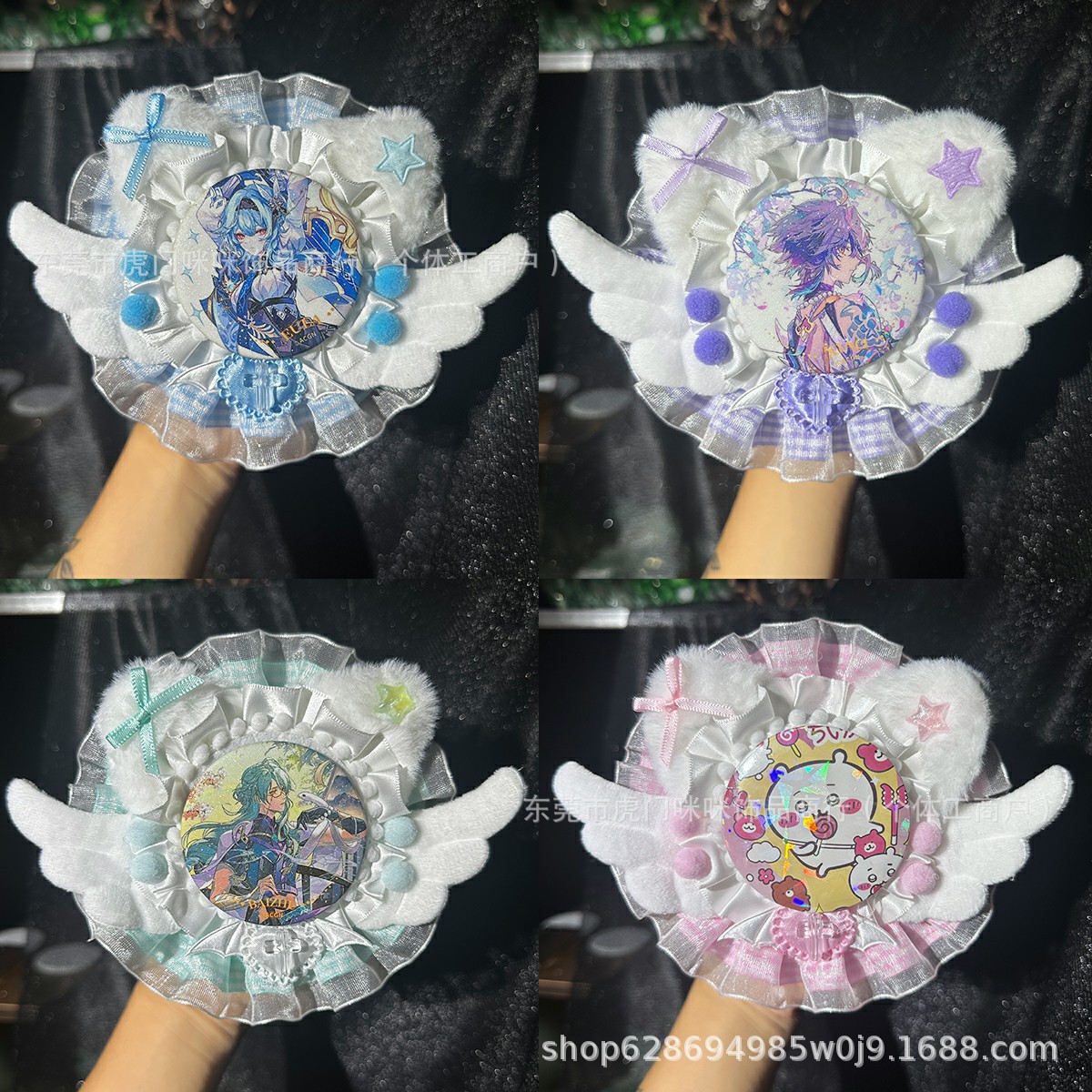 Original Lace Owl Lovely Gumei Suitable for 58-75mm Handmade Pain Packaging Jewelry Small Food Quantity