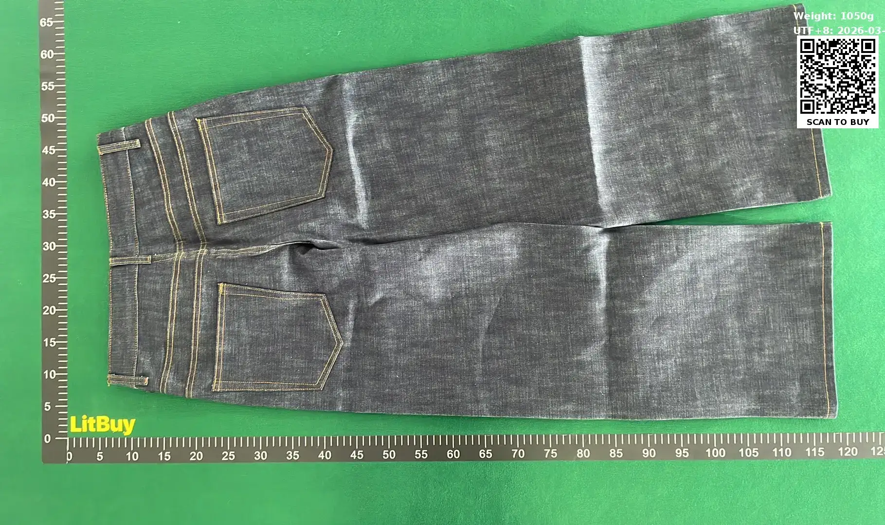 No Faith Studios 25Fw Japanese Selvedge Red-Edged Raw Denim Jeans A-Line Wide-Leg Scimitar Raw Denim