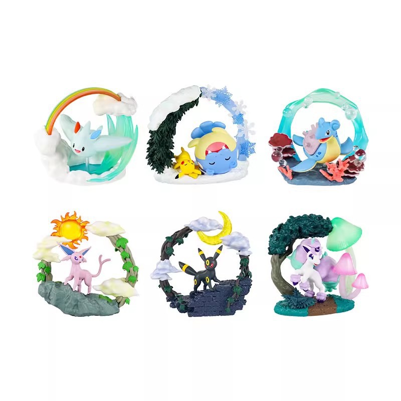 Pokemon Ring Perspective Series Sun Moon Ibrahim Dragon Boxed Ornaments