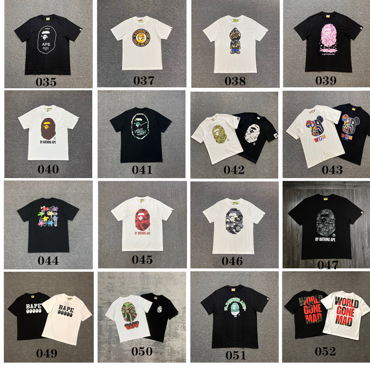 38 Japanese-Style Cartoon High-Definition Printed Short-Sleeve Shirts for Men and Women, Couple Style, Celebrity Style, Casual High Street Harajuku Style Short-Sleeve Shirts