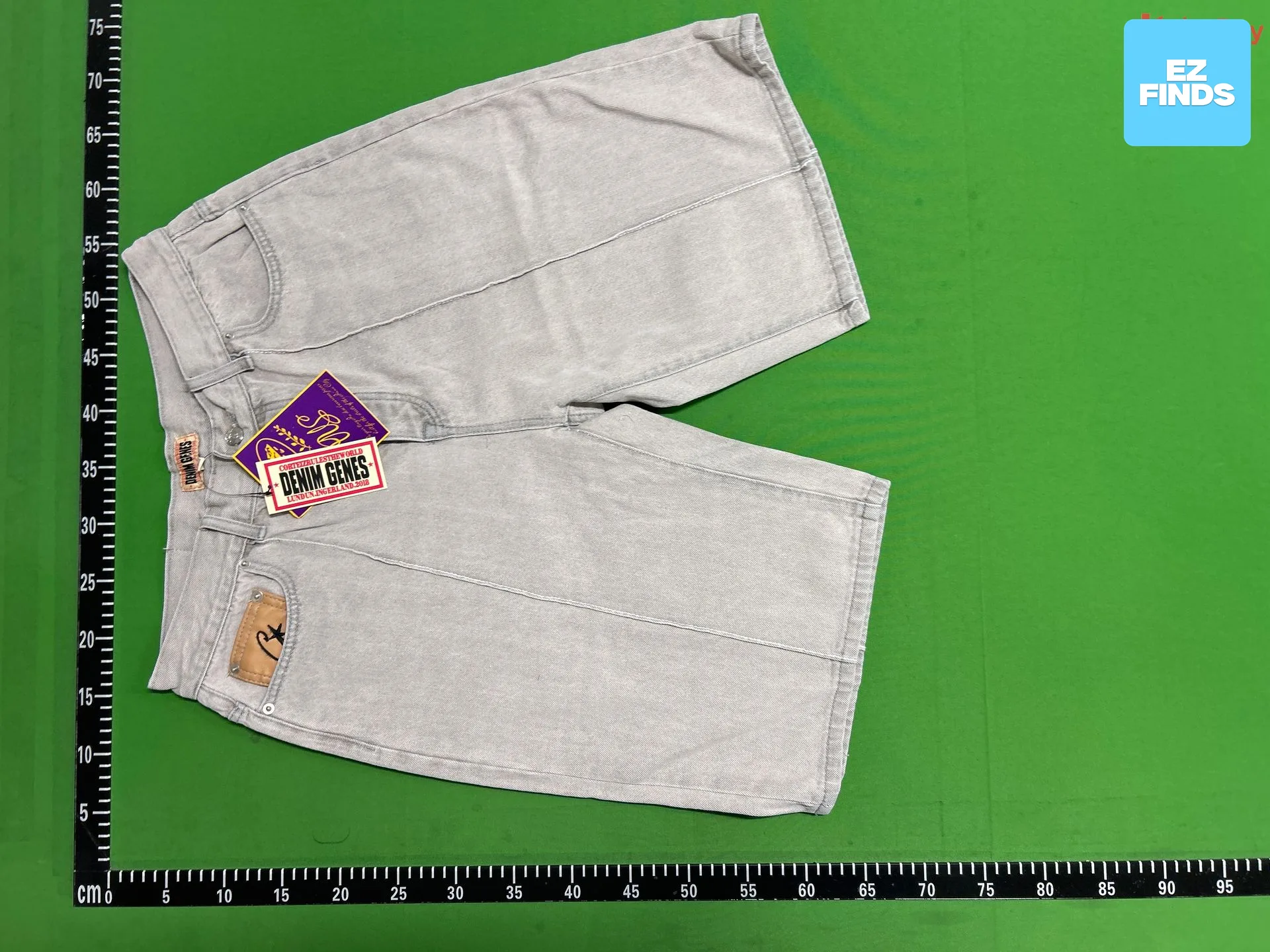 Beauty Trendy Alcatraz Casual Suit High Street Men and Women Couple Trendy Denim Jacket Jacket Jeans — foto QC 3
