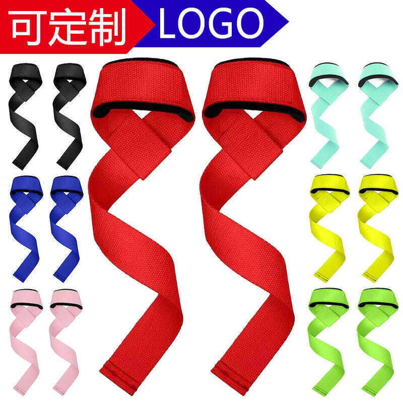 Sports Weightlifting Booster Band Fitness Hard Pull Non-slip Grip Band Pull-up Barbell Wrist Band Polyester Cotton Thickened