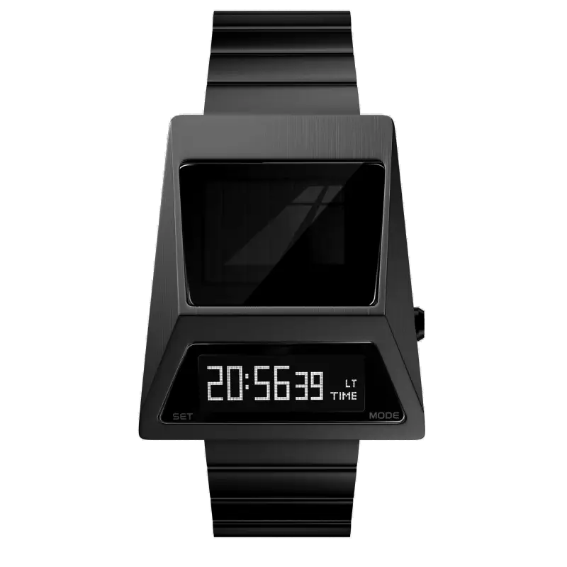 Ib Benlydesign Driver Vintage Watch Stainless Steel Retro Futuristic Style Fashion S3000