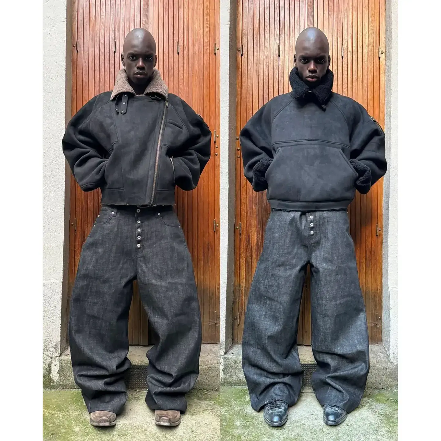 No Faith Studios Scimitar Baggy Japanese Limited Original Color Jeans Playboicarti Same Style