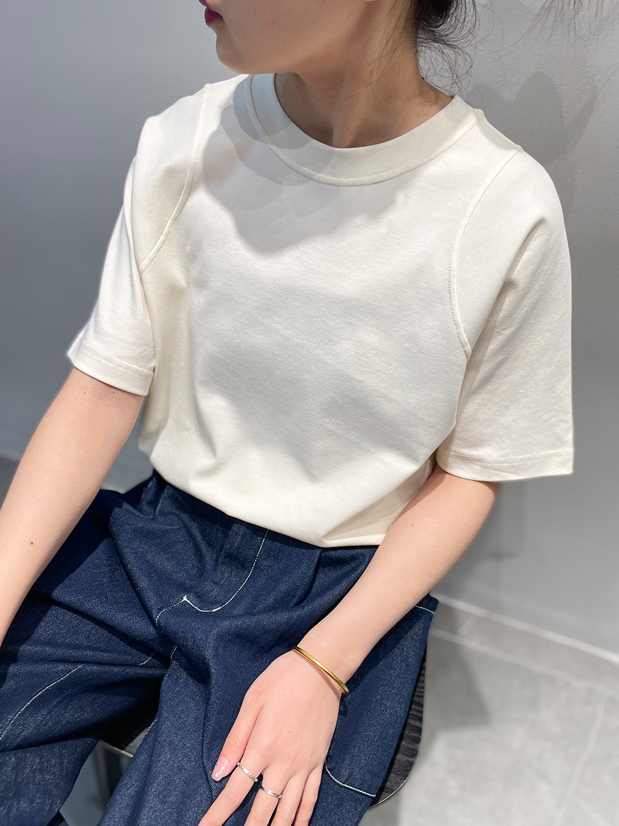 Plus Summer New T-Shirt Women's High Weight Cotton Design Casual Commuting Easiest for Match Loose Short Sleeve