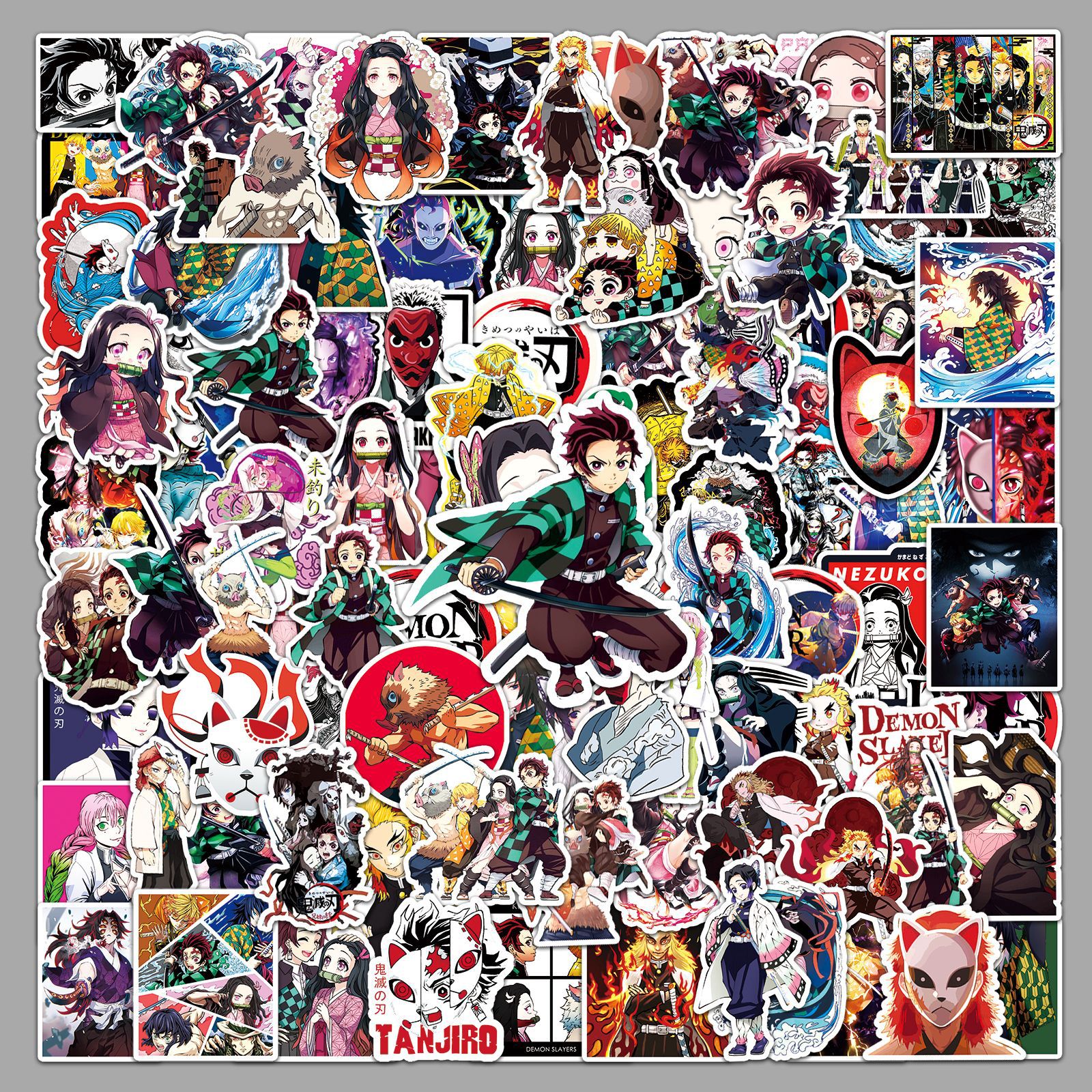 100 Ghost Extinguishing Blade Graffiti Stickers Cross-border Cartoon Day Diffuse Stickers DIY Skateboard Luggage Stickers PVC