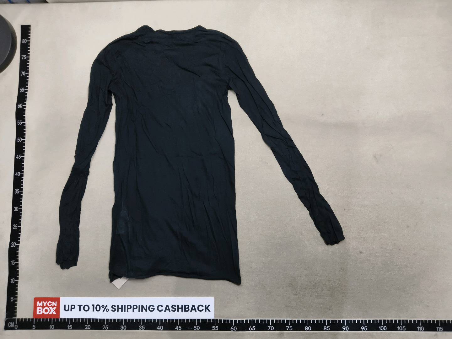 SUBHUMAN VO22038SS90-RA Black Long Sleeve T-Shirt QC
