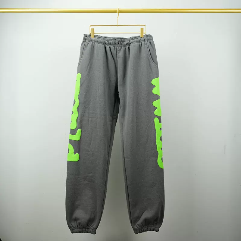Side Green Lettering Foam Logo Jogger Pants Foto QC da TAOBAO su Qualit.ly