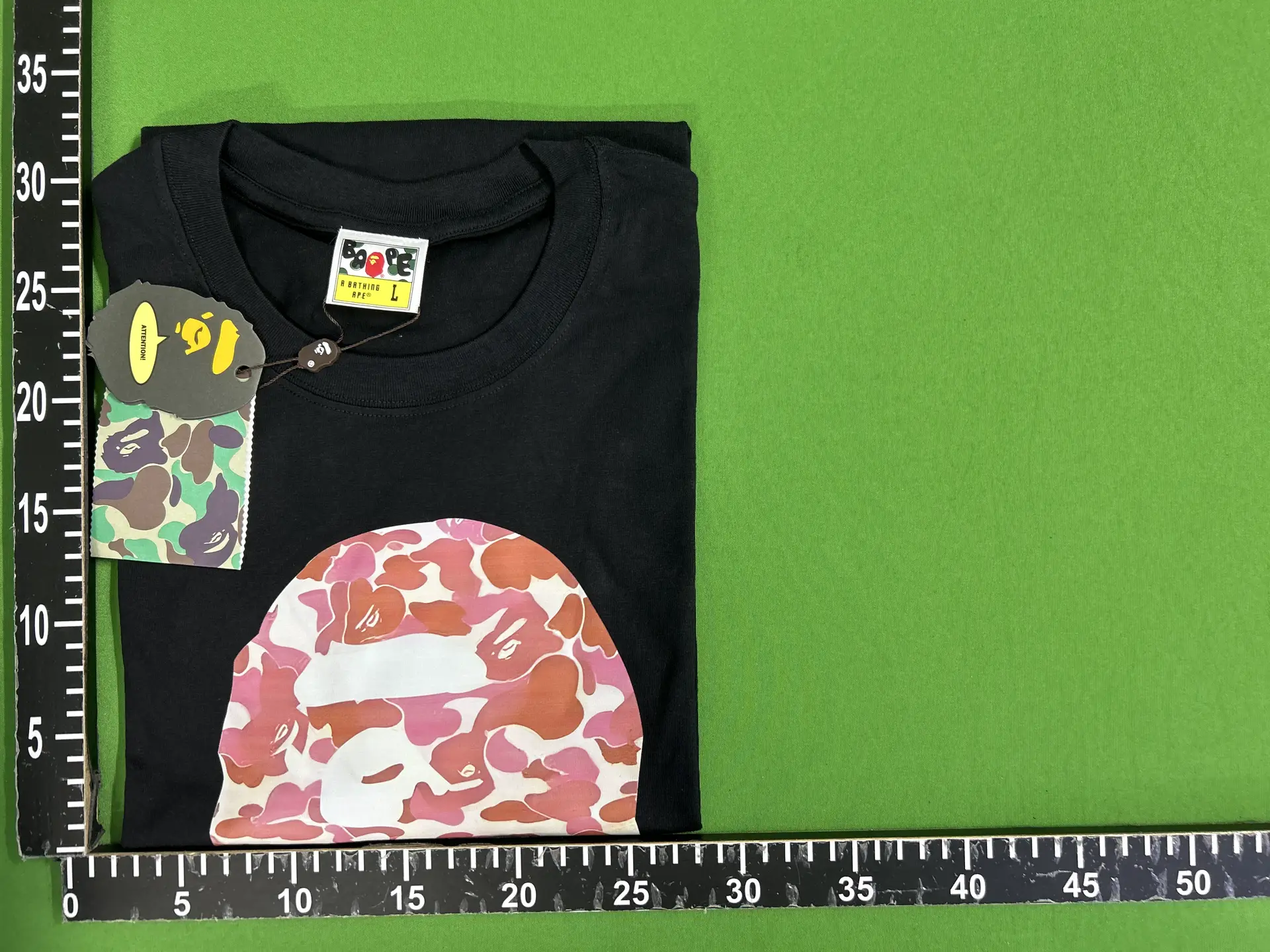 A Bathing Ape Camo Ape Head T-Shirt